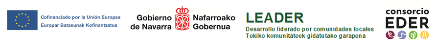 Cofinanciado por la Unión Europea, Gobierno de Navarra, LEADER y Consorcio EDER